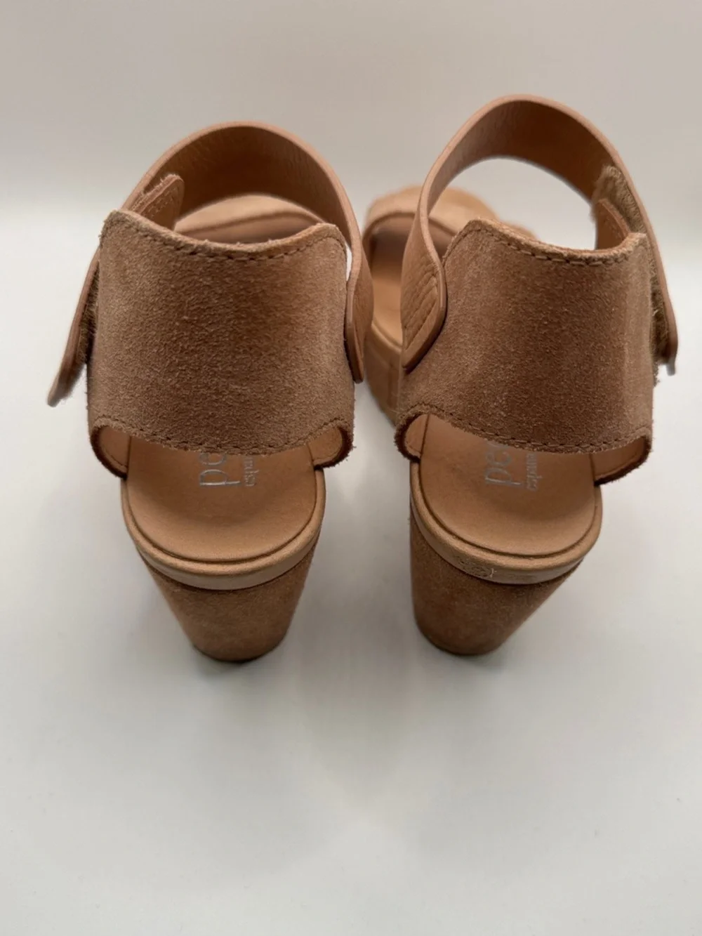 Pedro Garcia Suede Platform Sandals - Nude/Tan